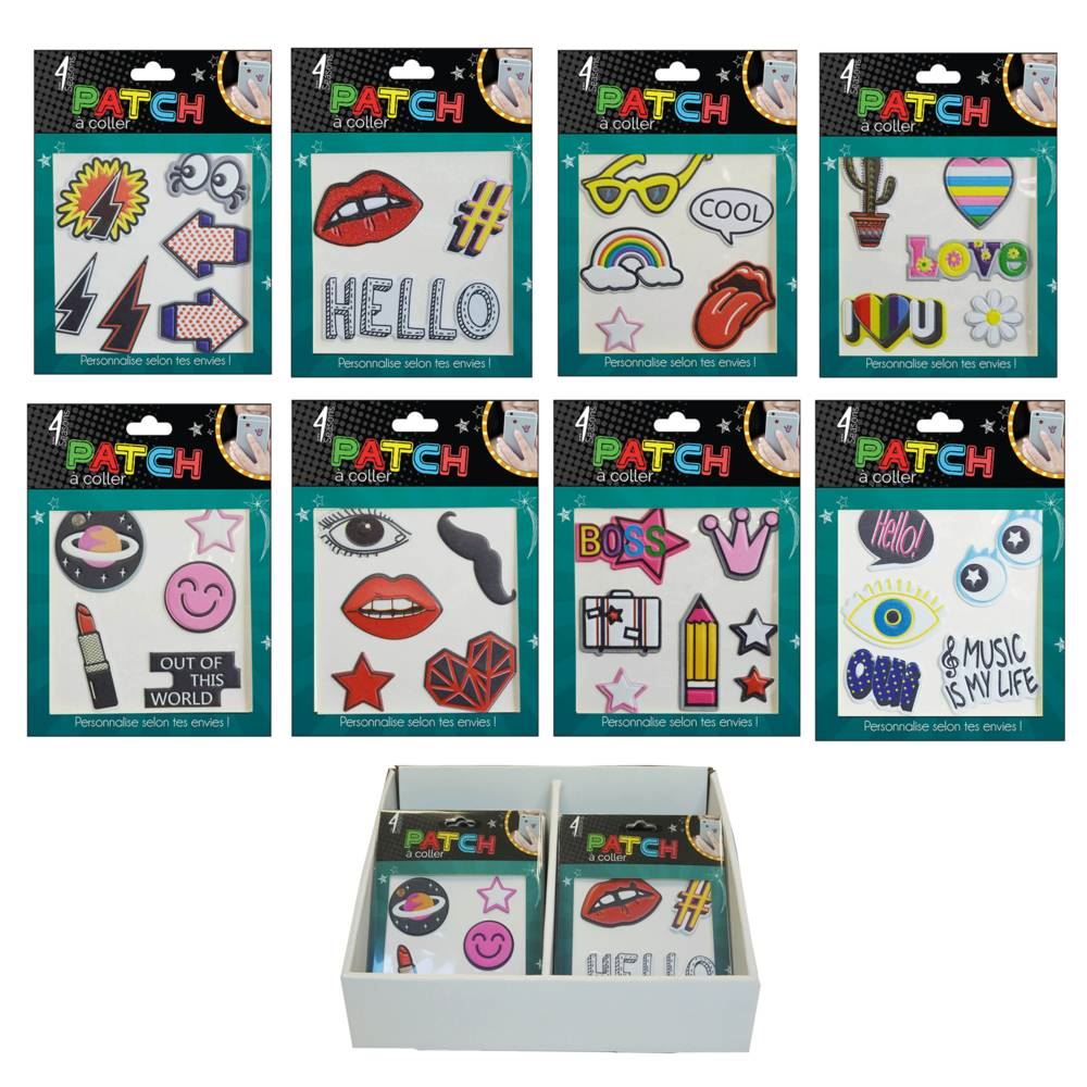 Patch sticker a coller 8mods /48pcs