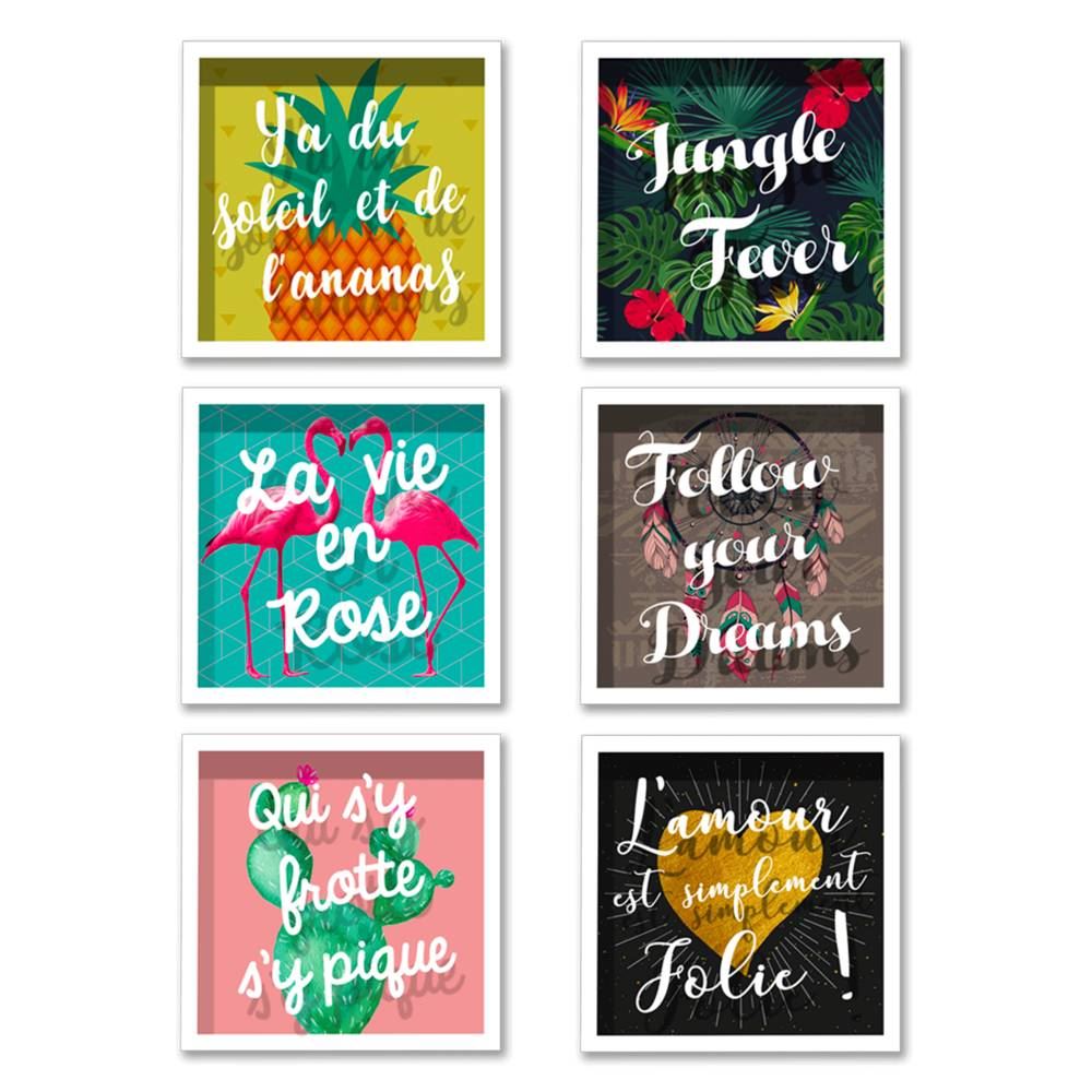 Cadre double 30x30cm 6mods /12pcs