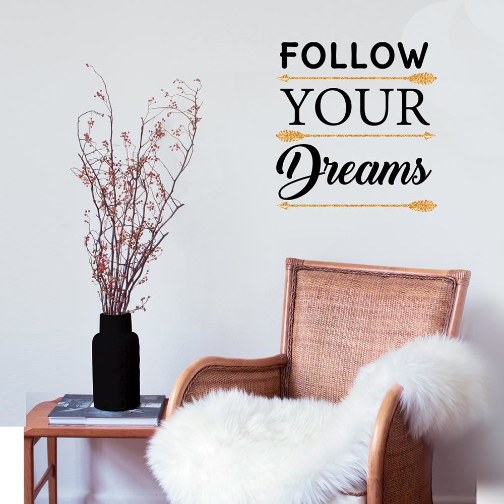 Sticker paillettes dreams