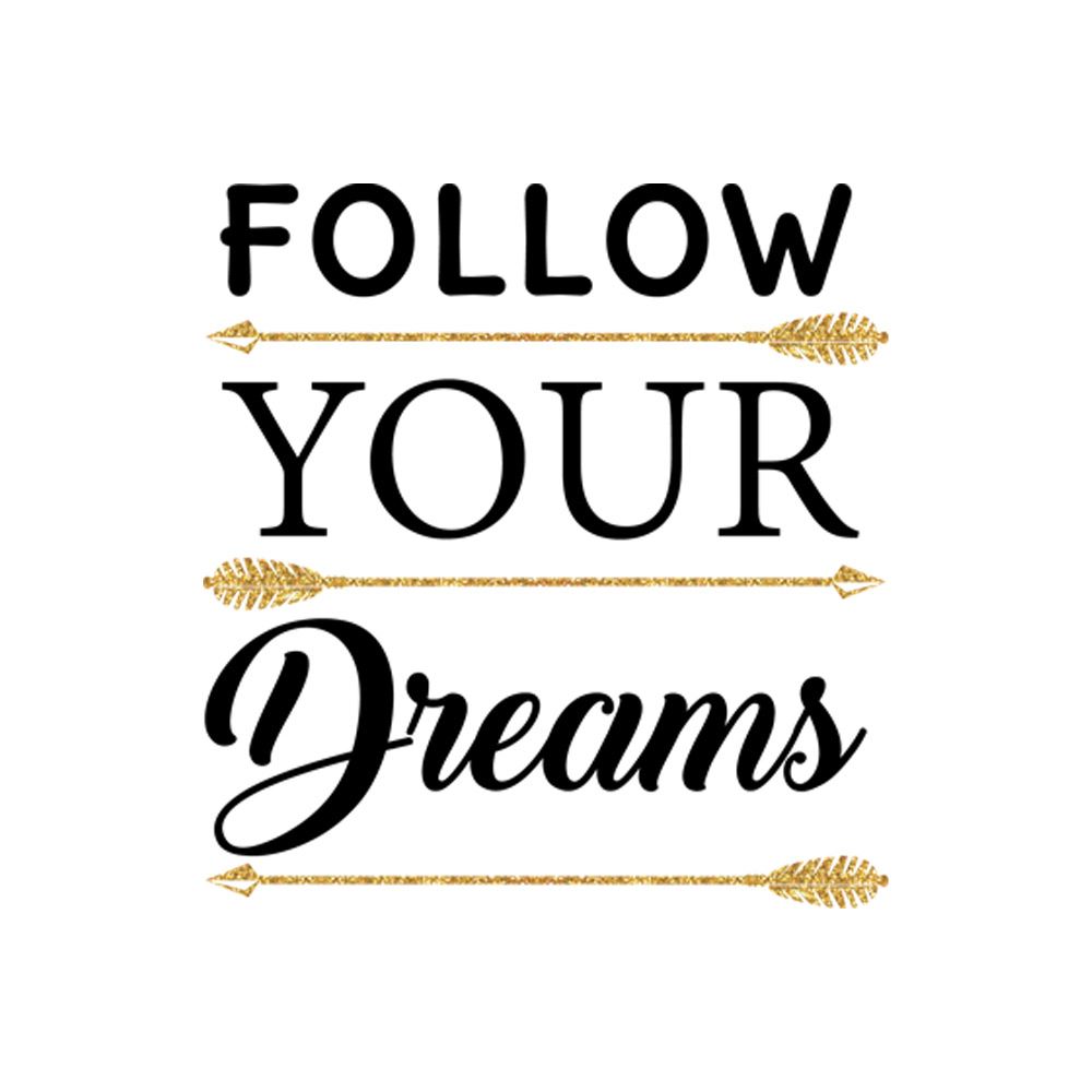 Sticker paillettes dreams