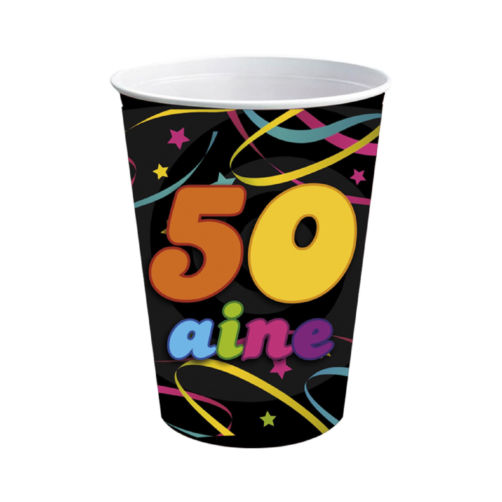 Pack 6 gobelet 50cl 50aine