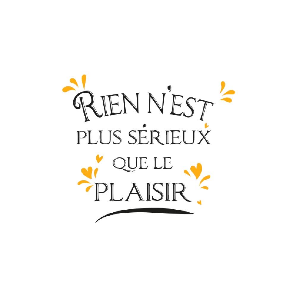Sticker "rien n est plus…"