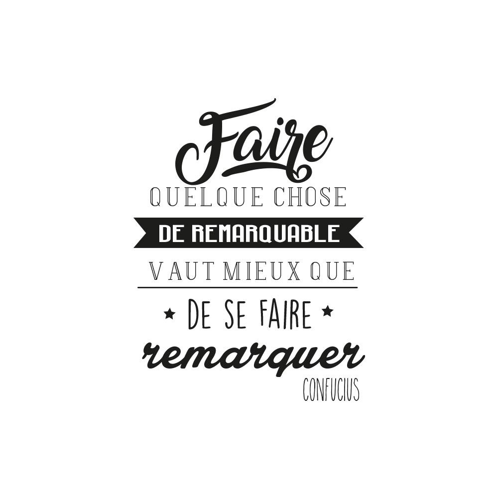 Sticker "faire quelque..."