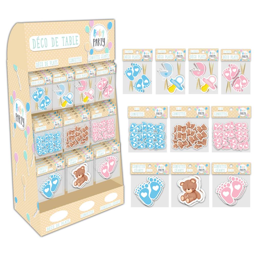 Box deco de table baby shower