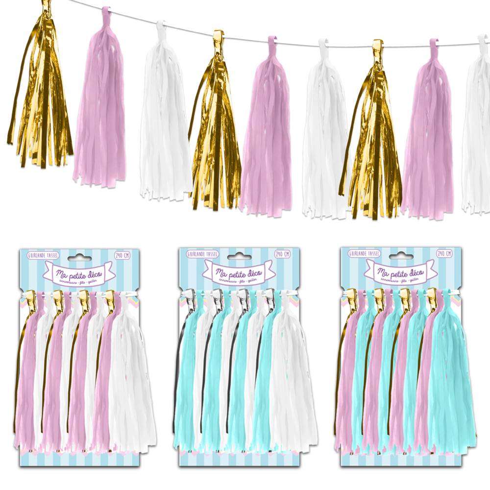 Guirlande tassel gm 3mods /6pcs