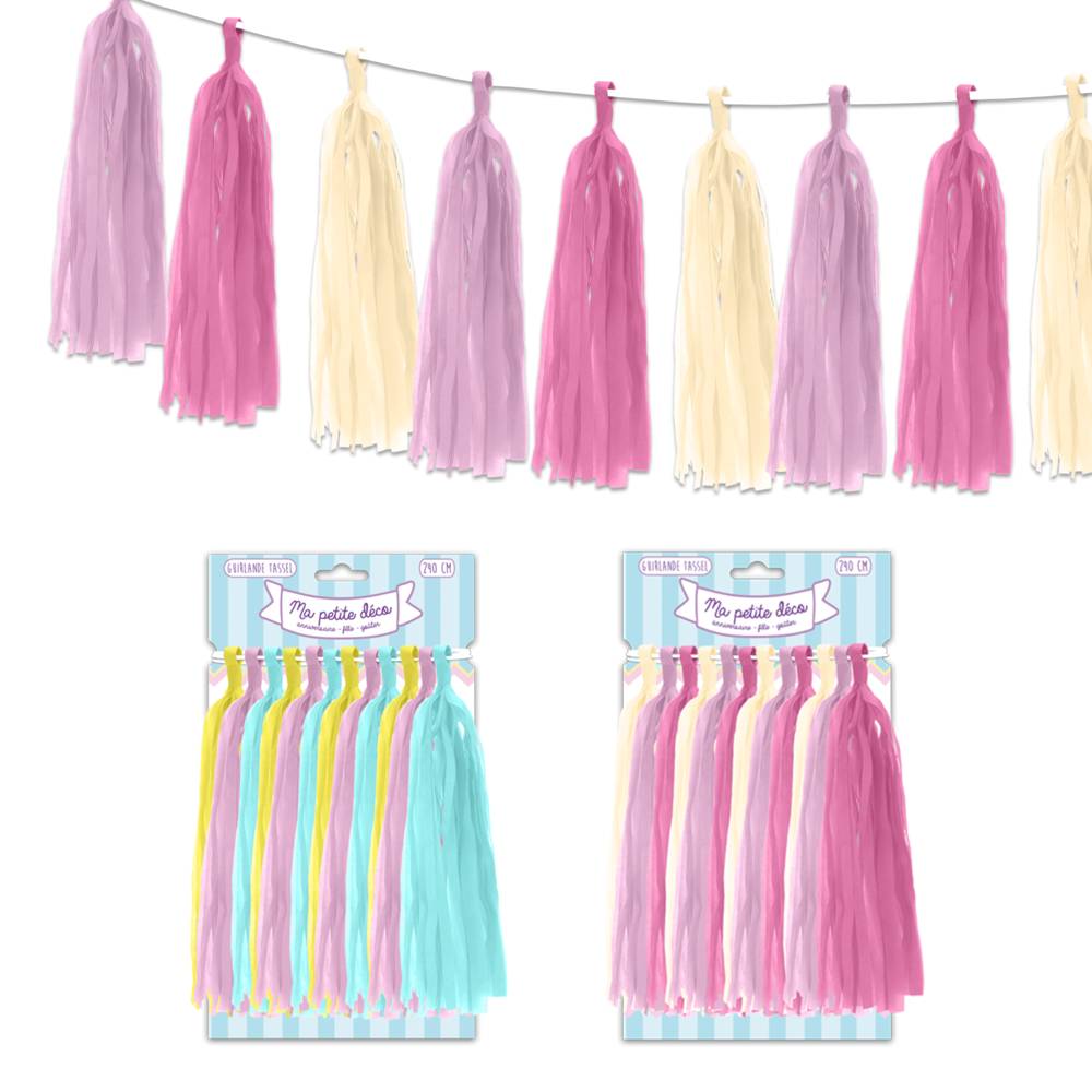 Guirlande tassel gm 2mods /6pcs