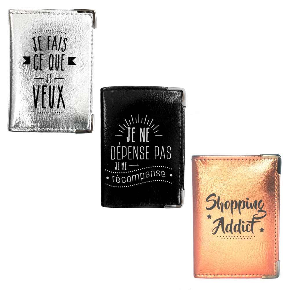 Porte carte texte 3mods /36pcs