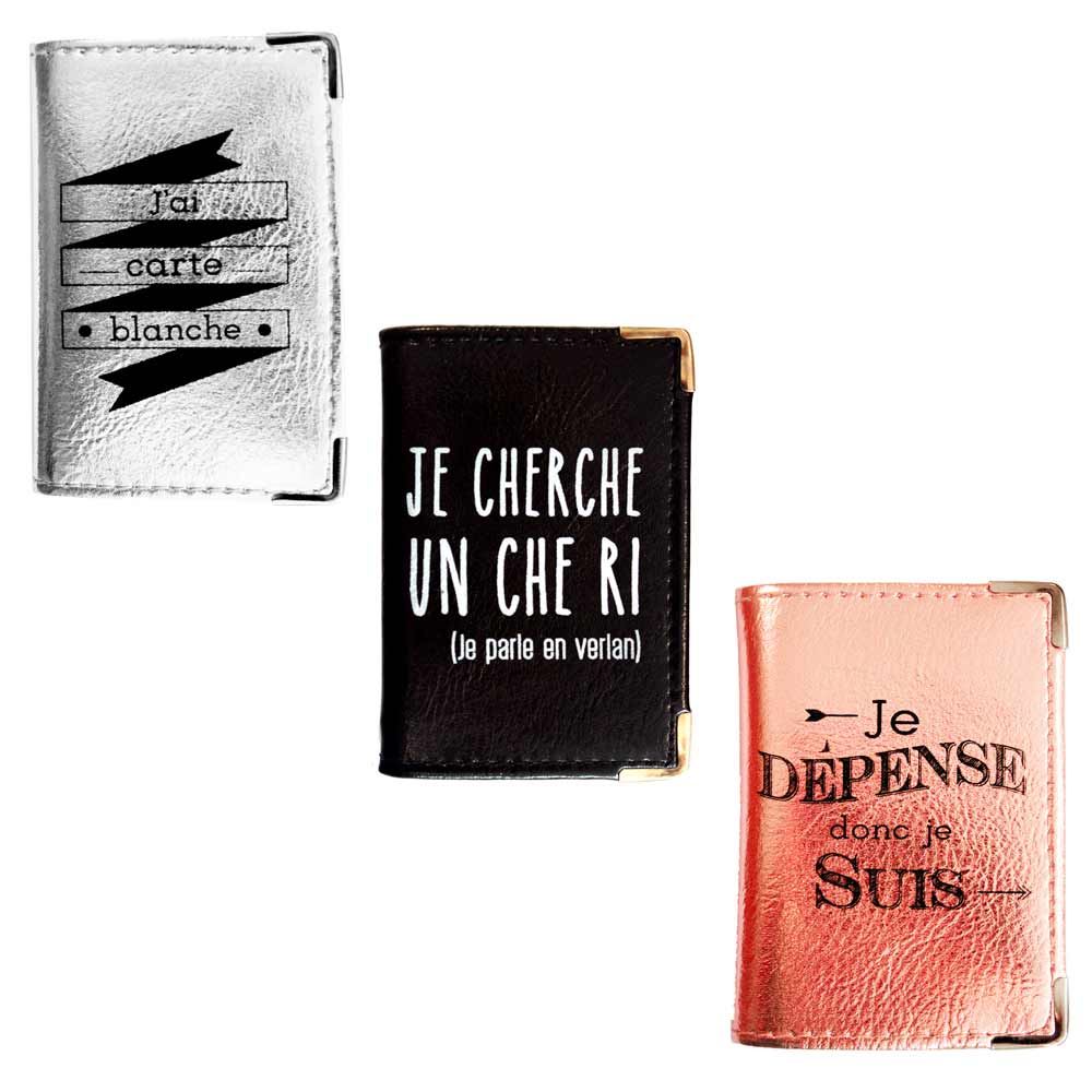 Porte carte texte 3mods /36pcs
