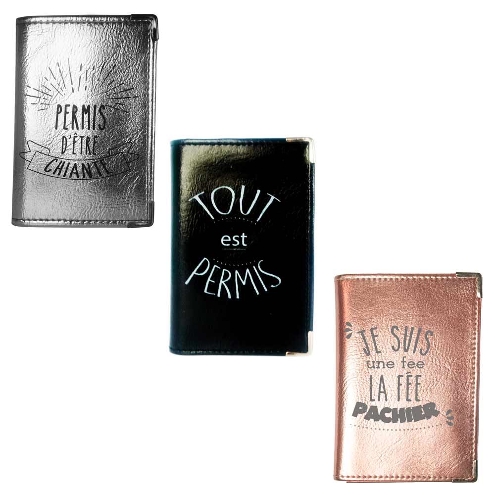 Etui permis texte 3mods /36pcs
