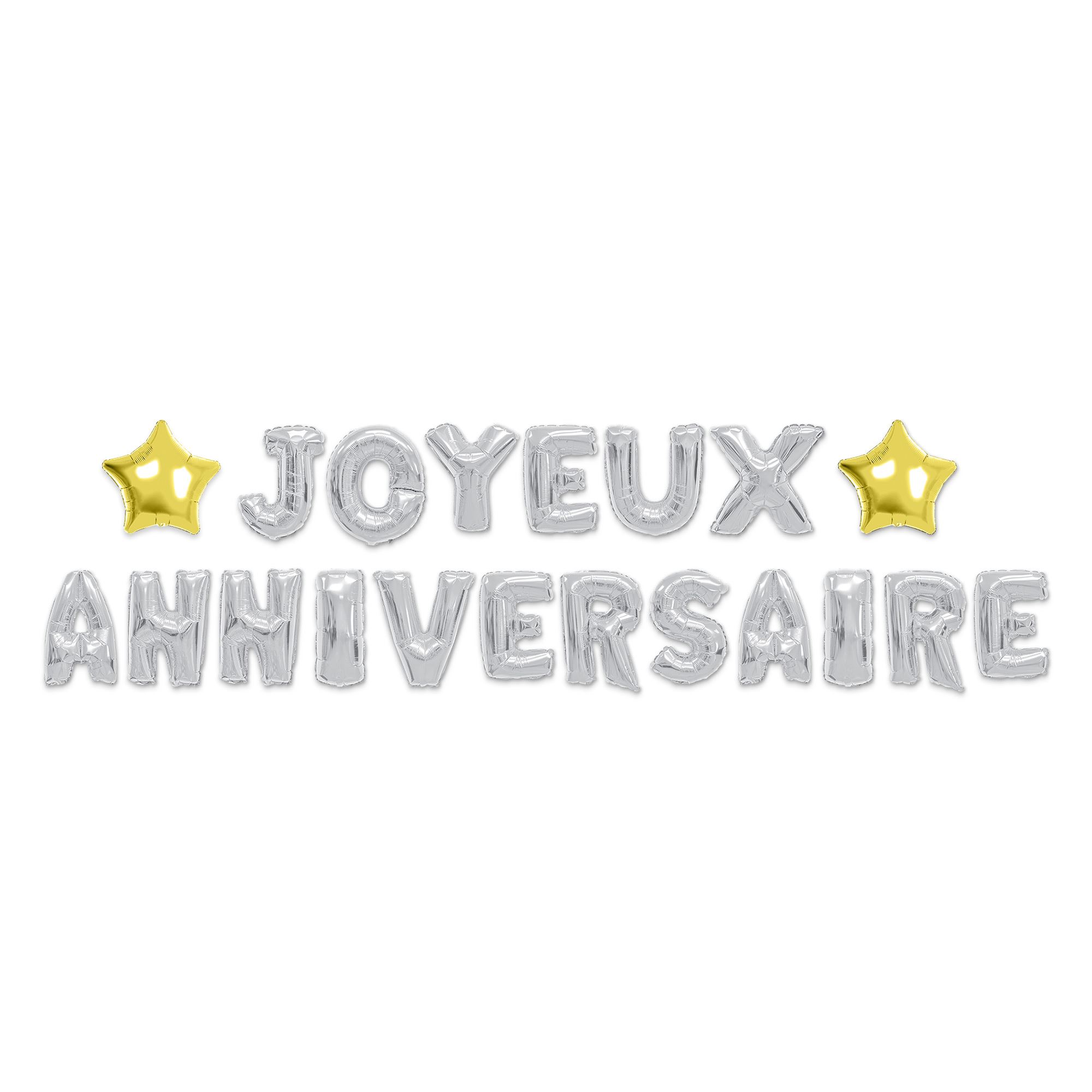 Guirlande ballons anniv arg