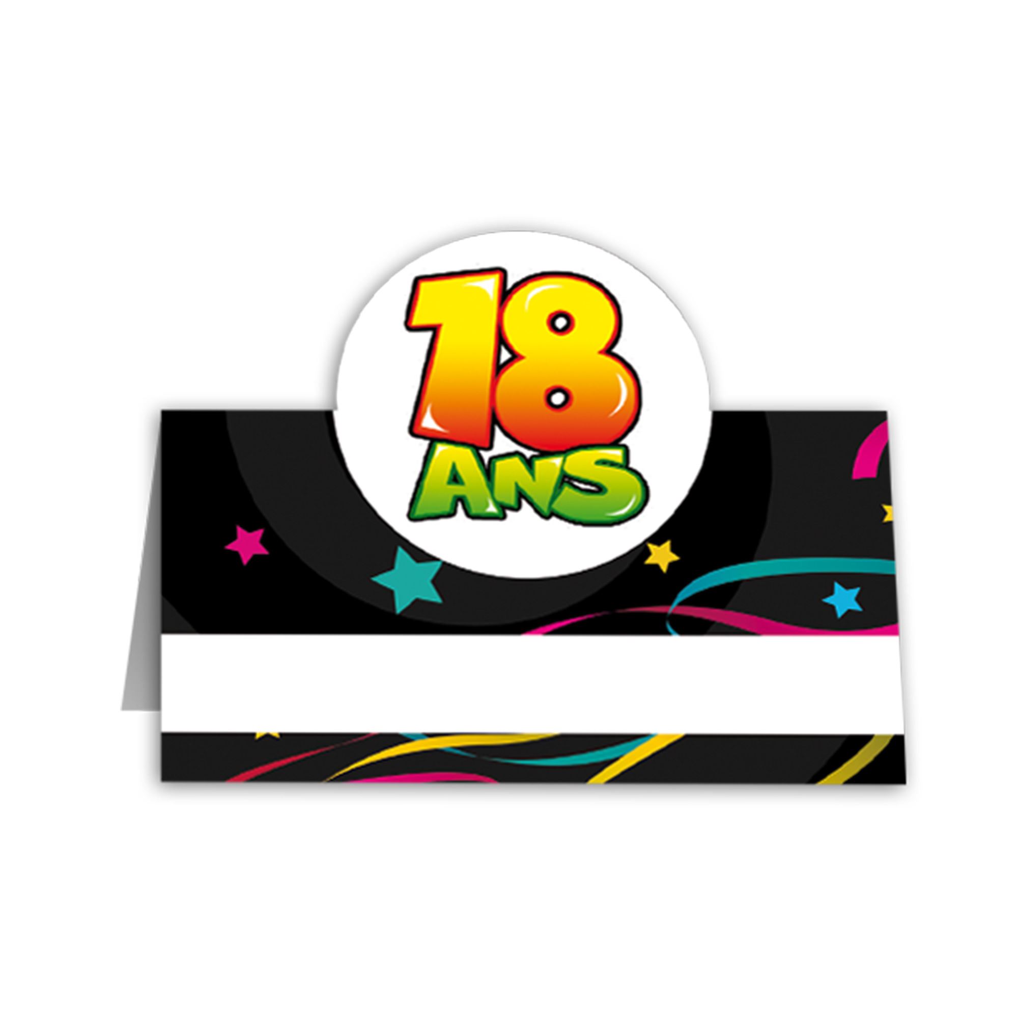 Pack 6 marque place 18ans