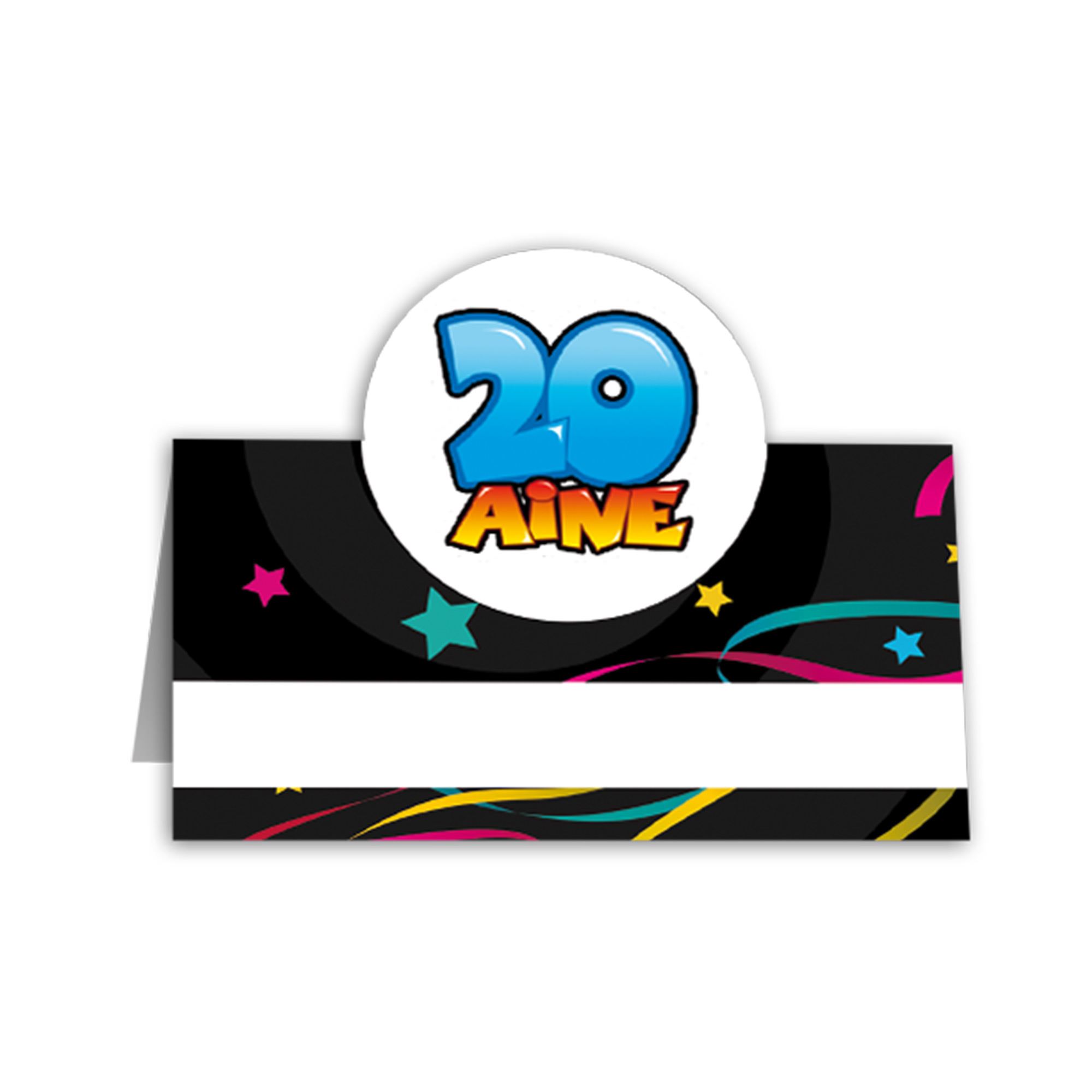 Pack 6 marque place 20aine