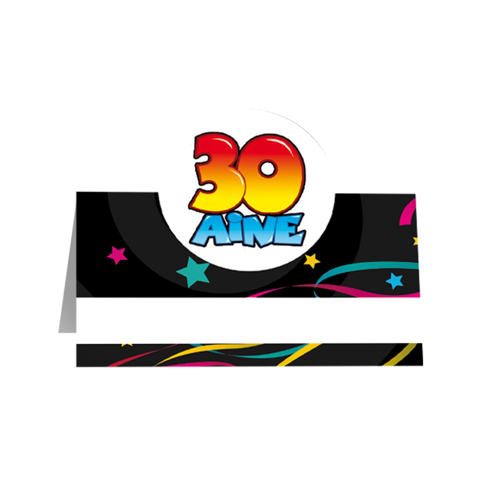 Pack 6 marque place 30aine