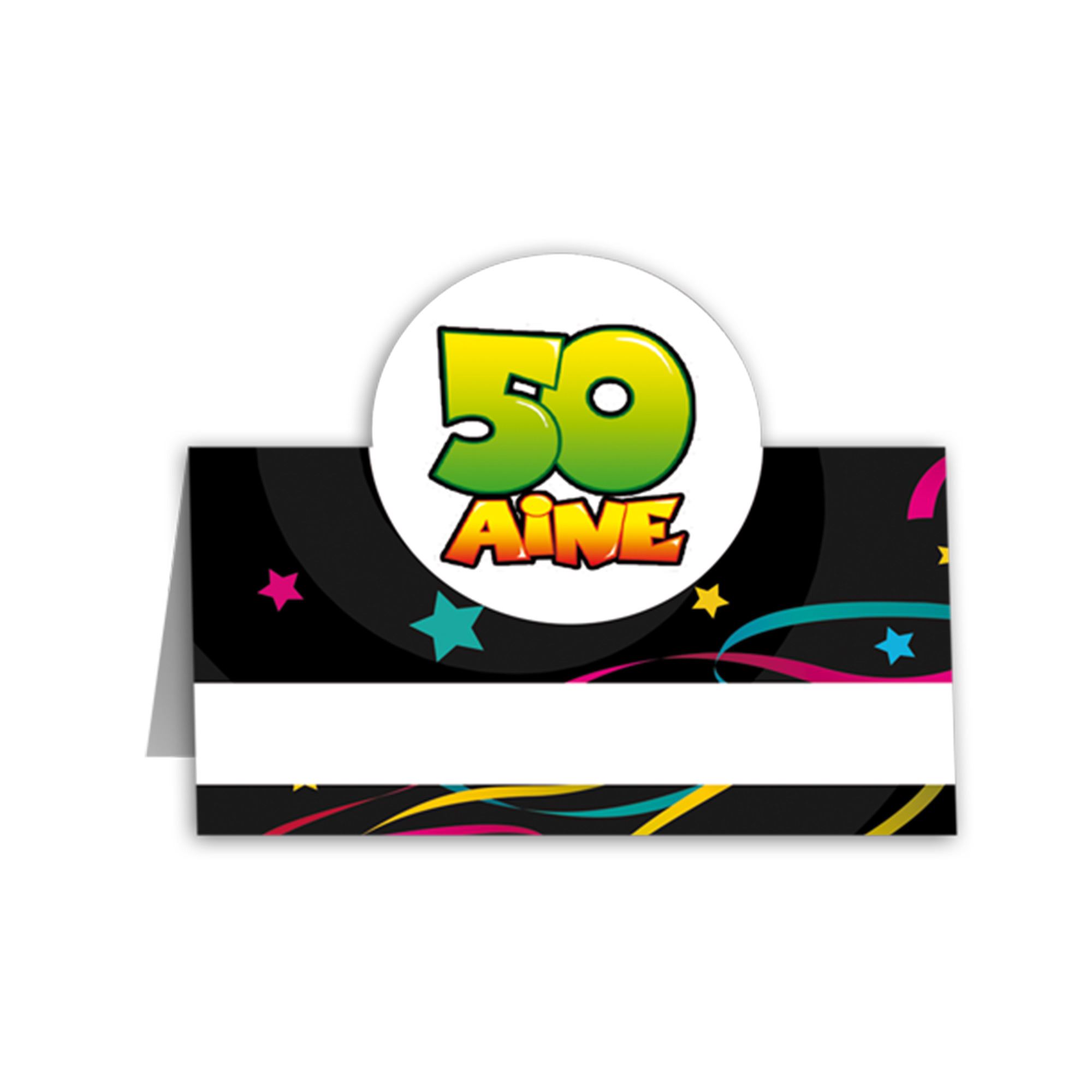 Pack 6 marque place 50aine