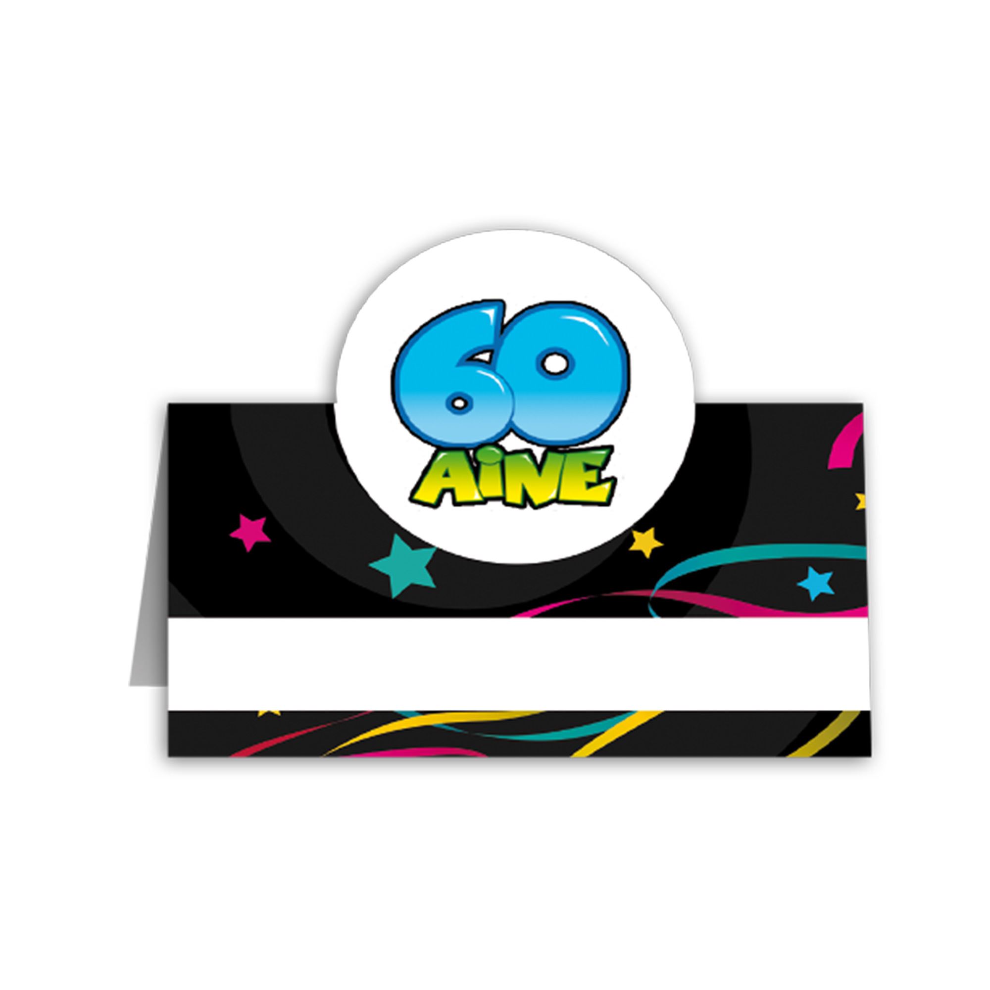 Pack 6 marque place 60aine