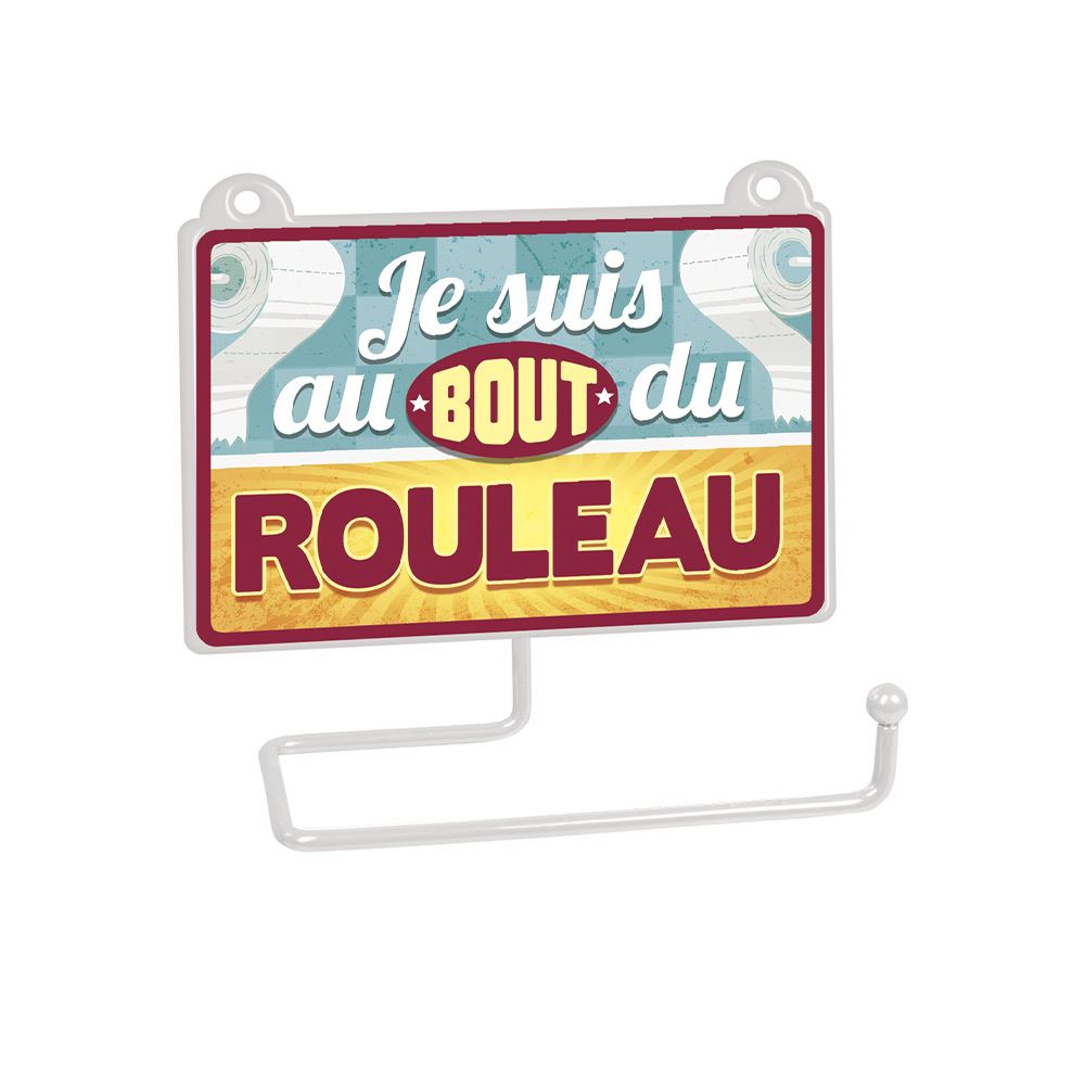 Derouleur papier wc "bout du rouleau"