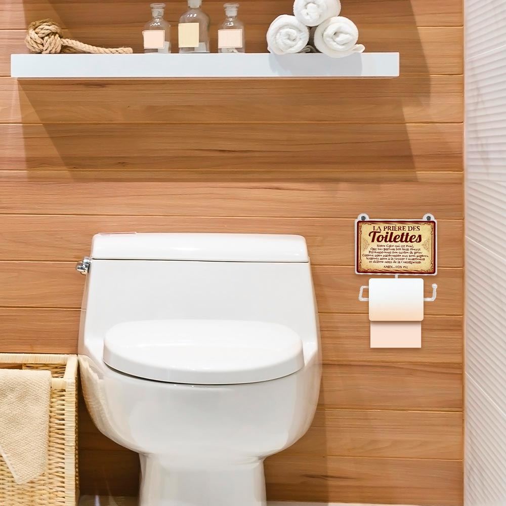 Derouleur papier wc "priere des toilettes"