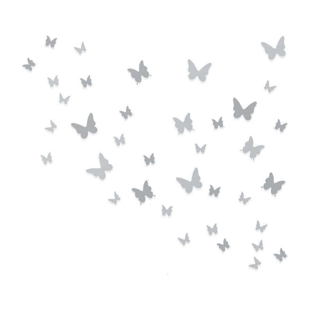 Sticker motif papillon