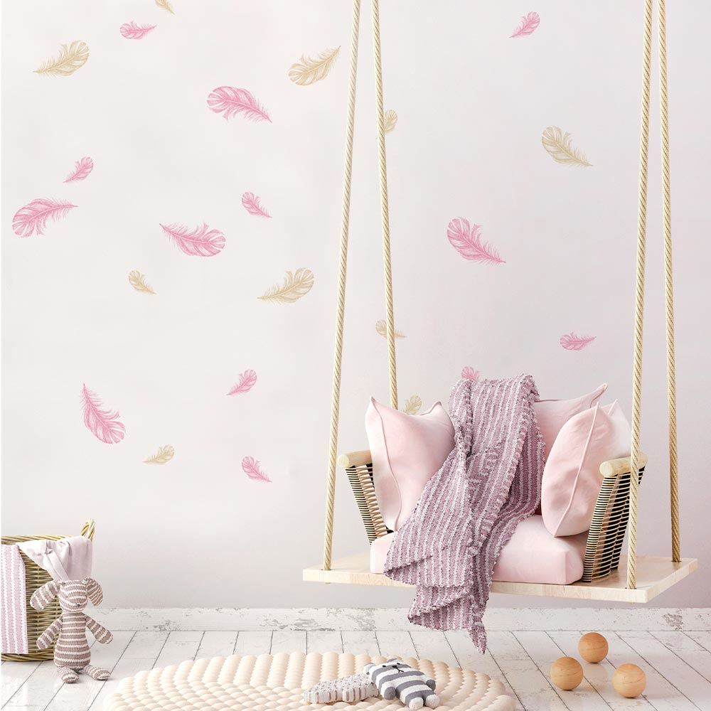 Sticker motif plume