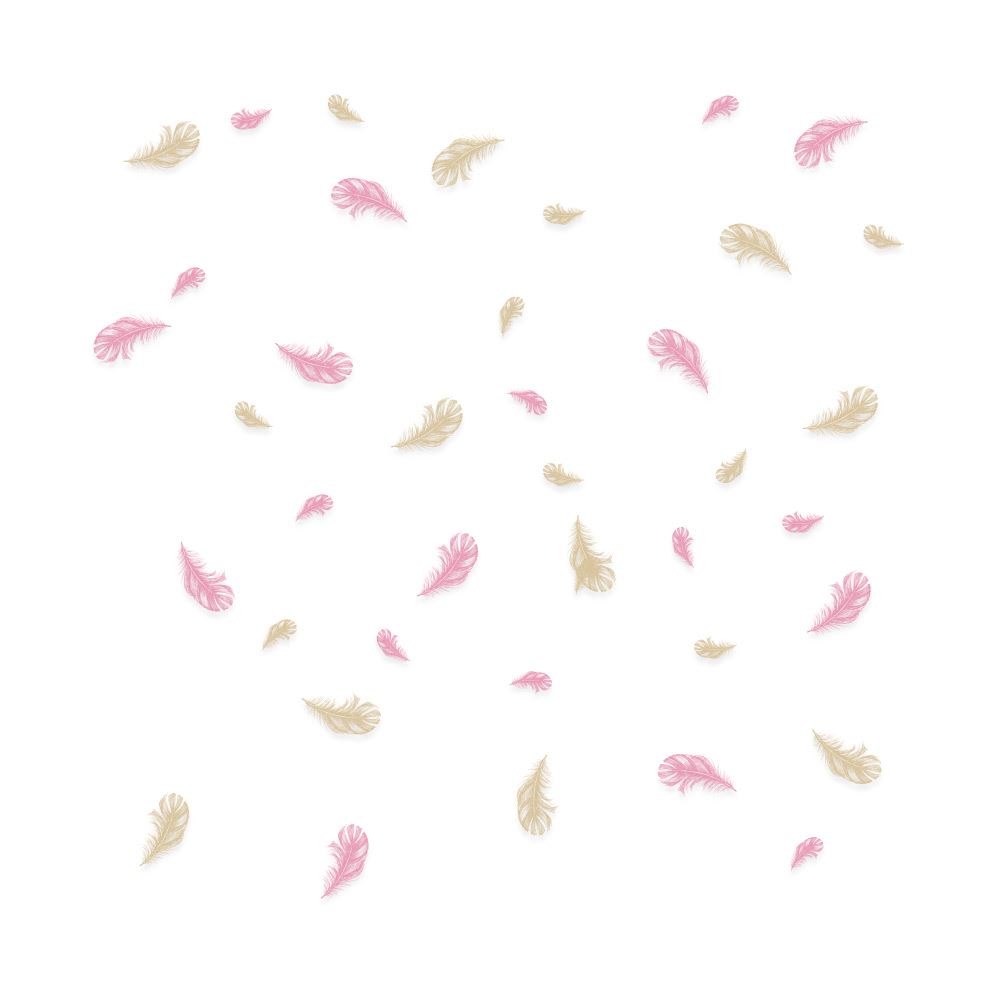 Sticker motif plume