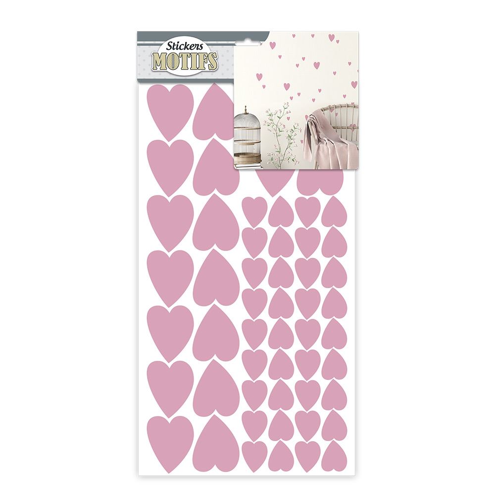 Sticker motif coeur