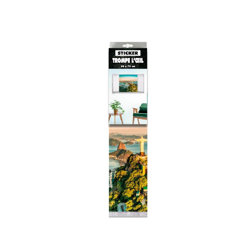 Sticker trompe oeil rio
