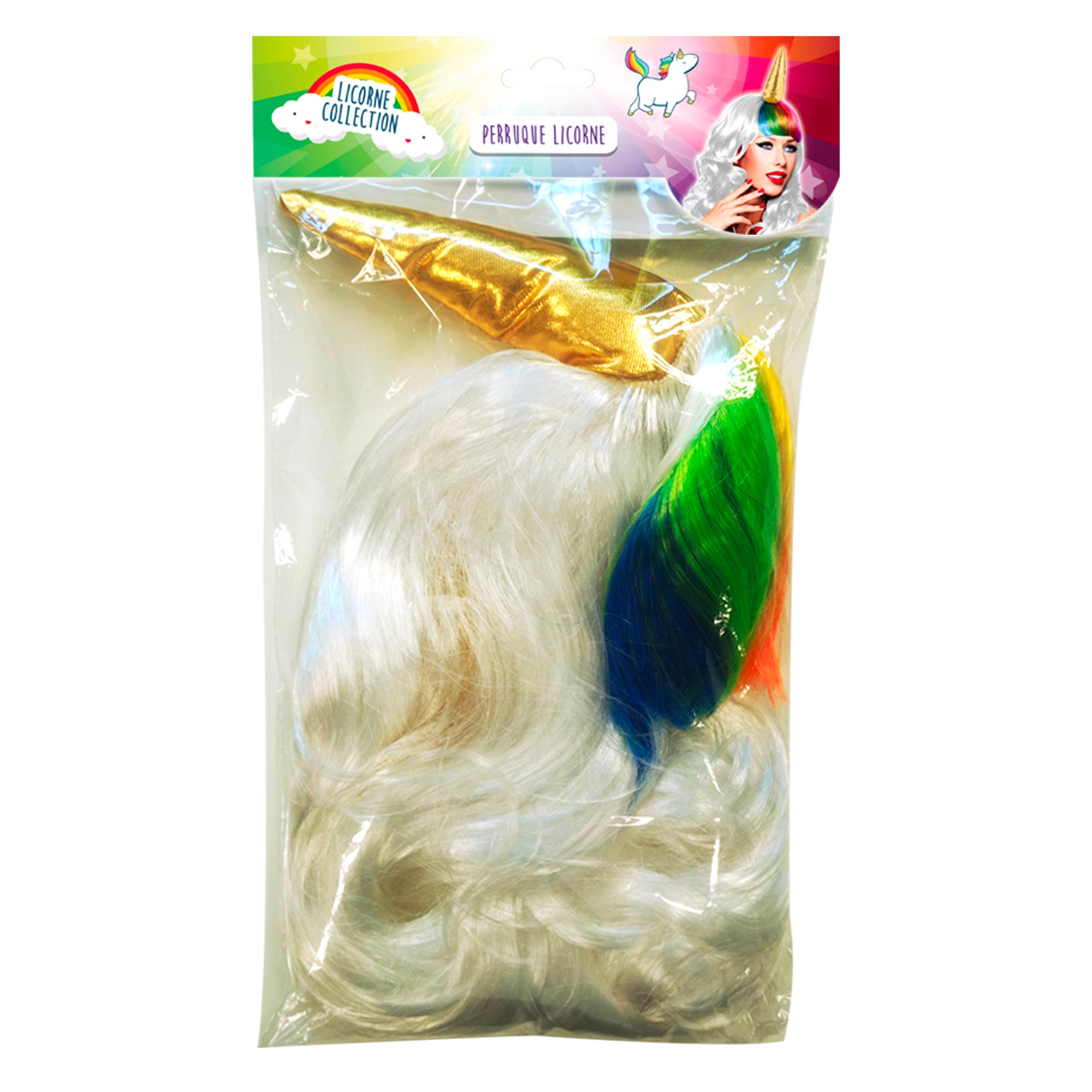 Perruque licorne
