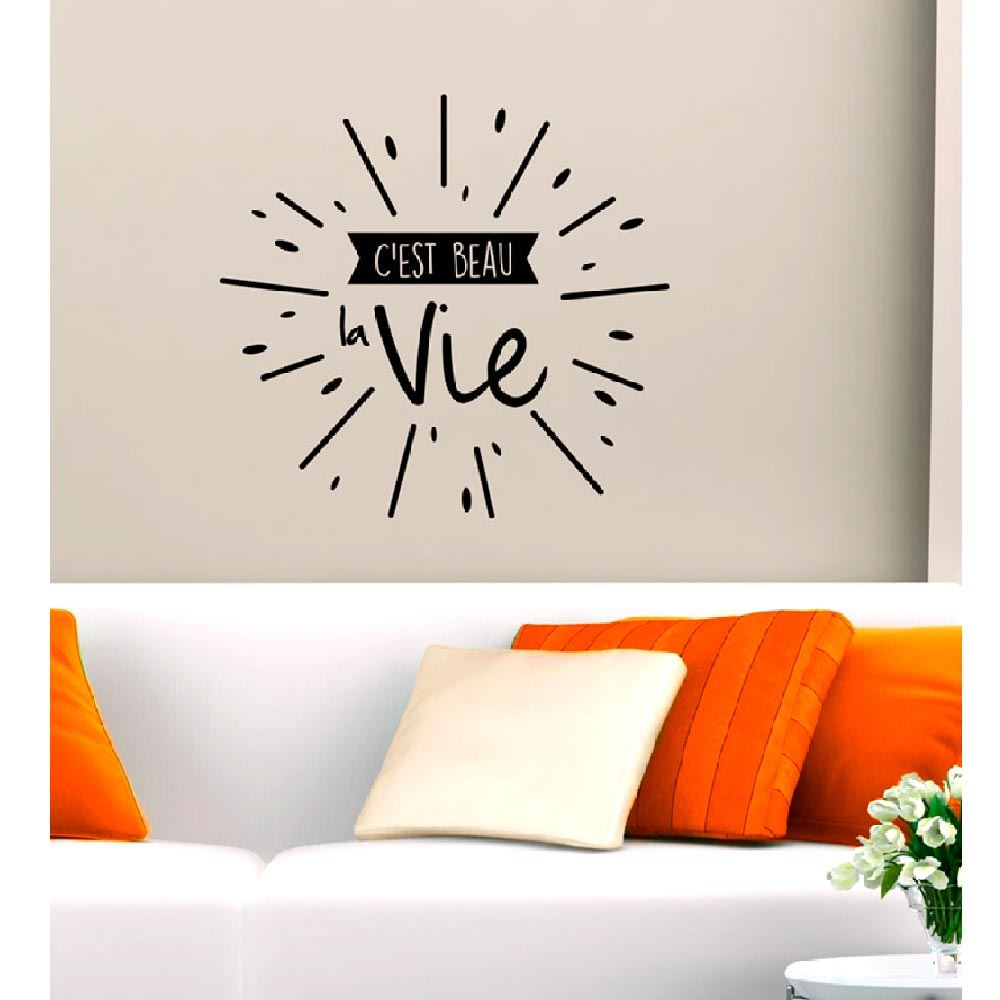 Sticker "c est beau la vie"