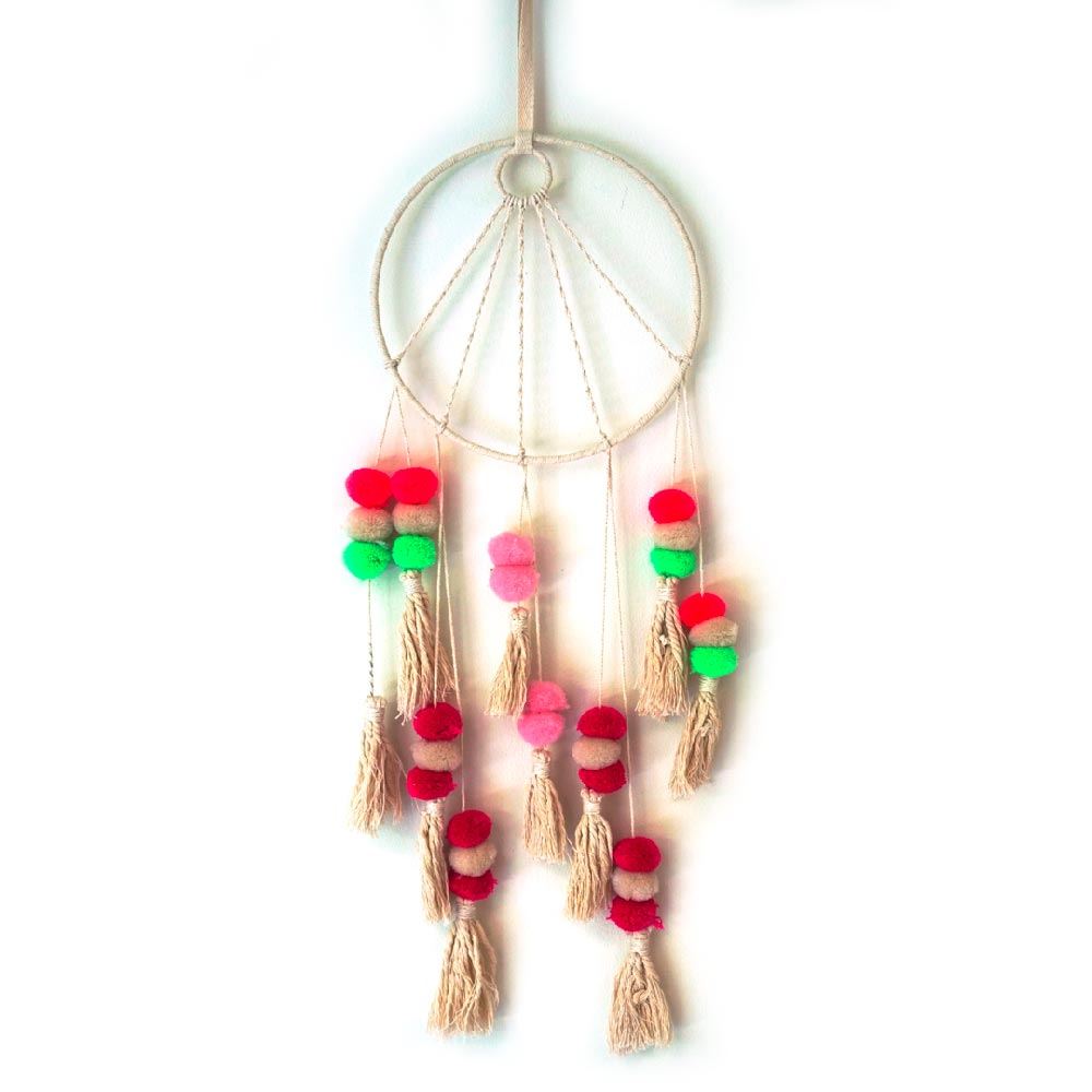 Attrape reve pompom