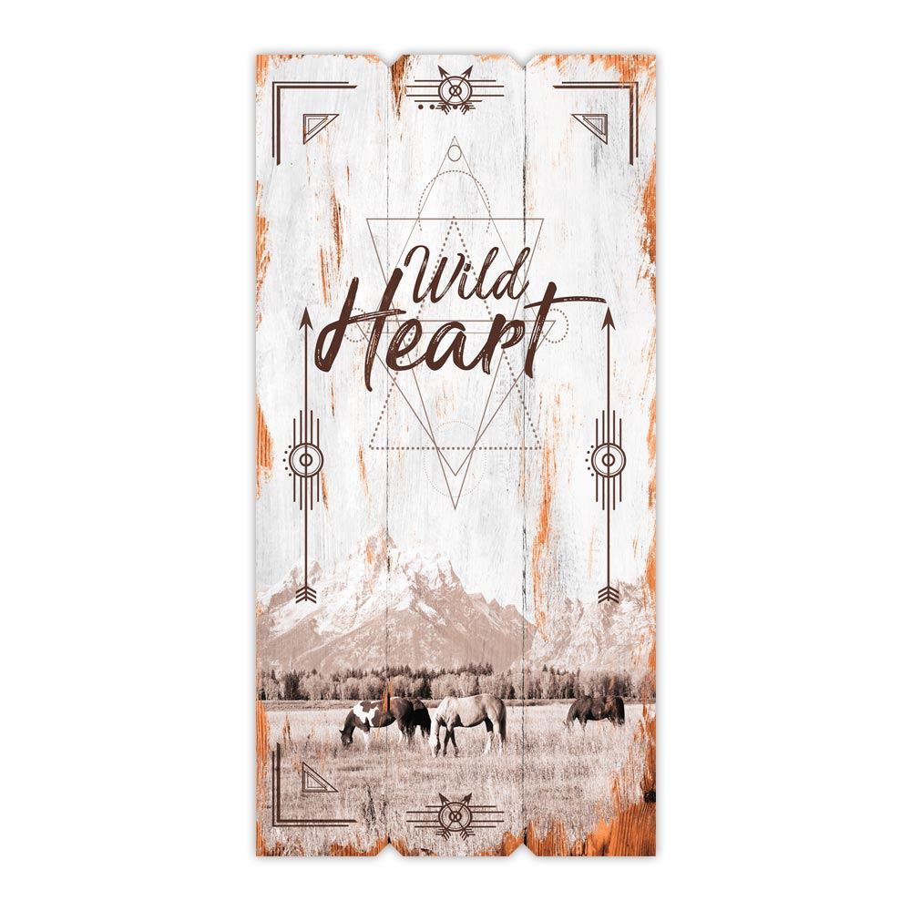 Cadre boho "wild heart"