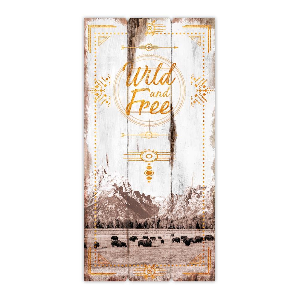 Cadre boho "wild and free"