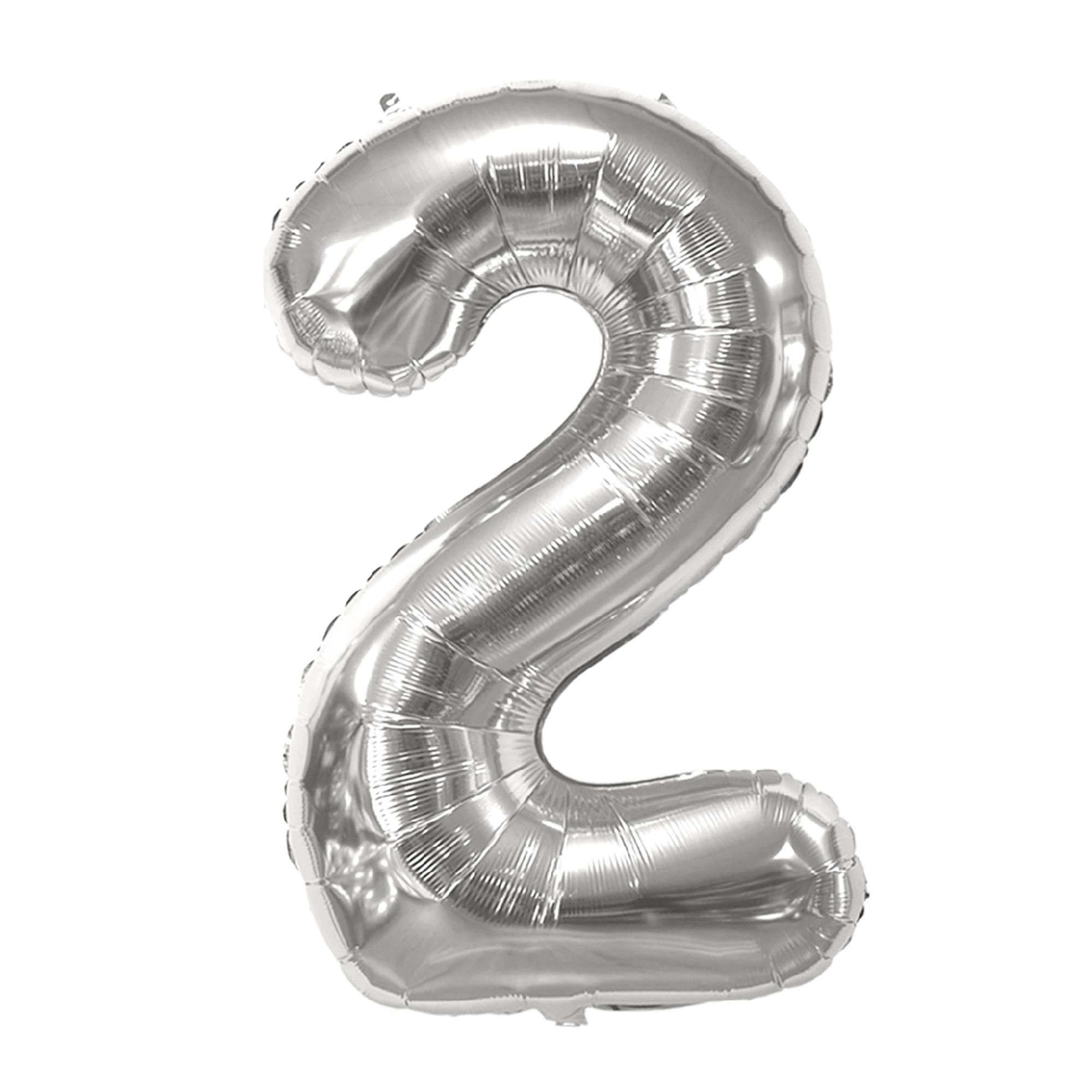 Ballon metallique 2 argente