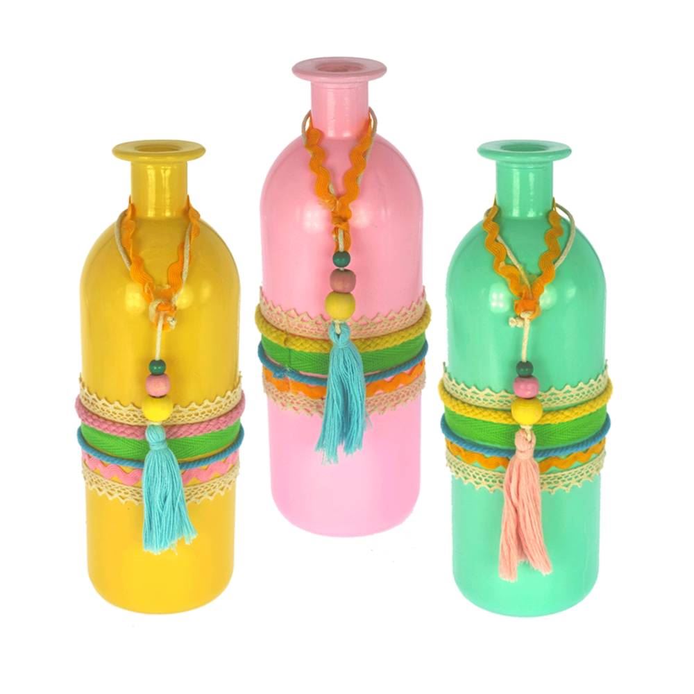 Soliflore vase a dentelle 3mods/ 6pcs