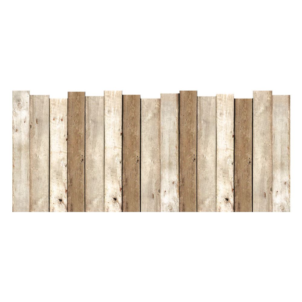 Sticker tete lit bois planches
