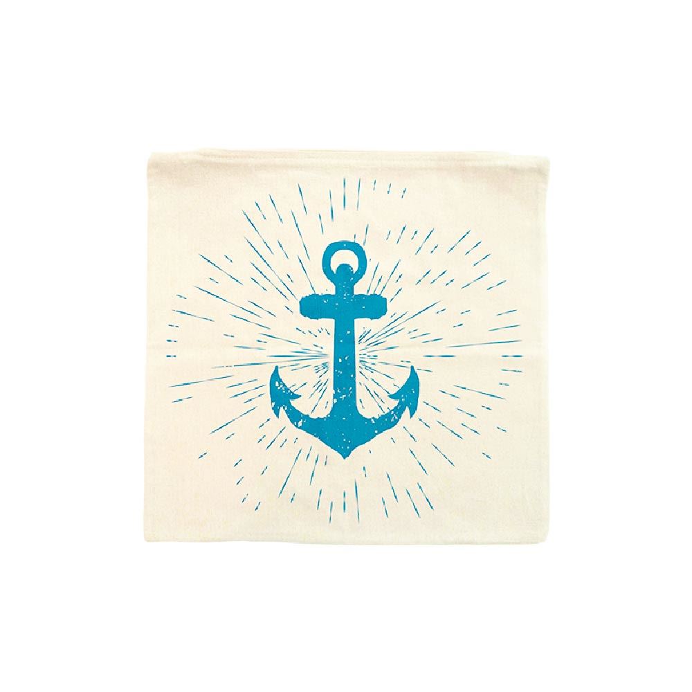 Housse coussin ancre