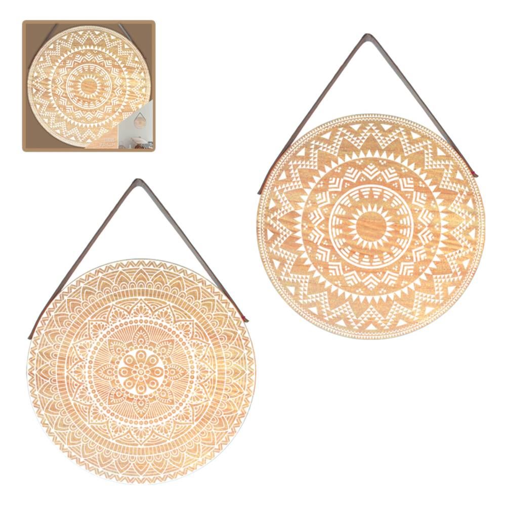 Cadre rond mandala 2mods /6pcs
