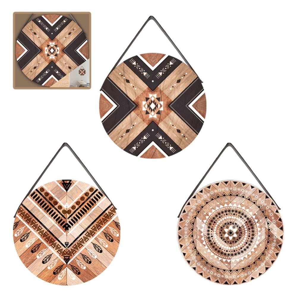 Cadre rond ethnik 3mods /6pcs