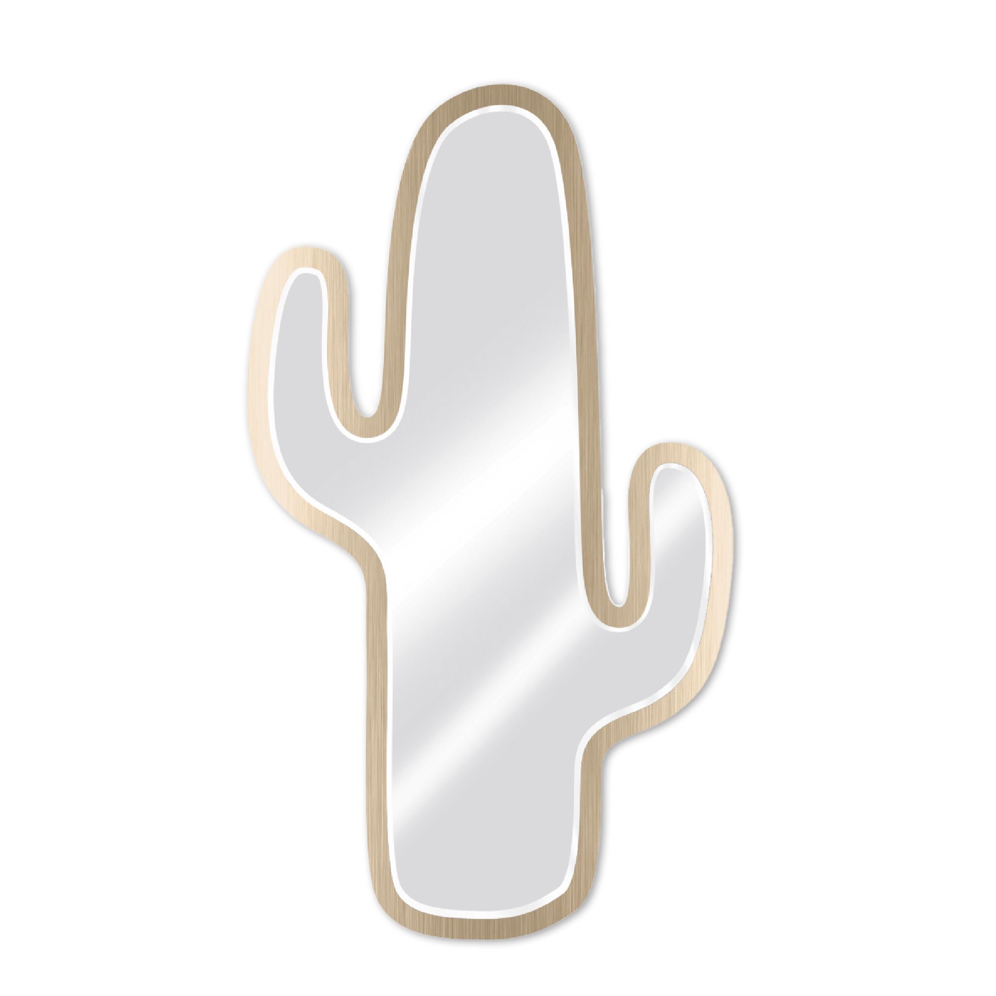 Sticker miroir cactus