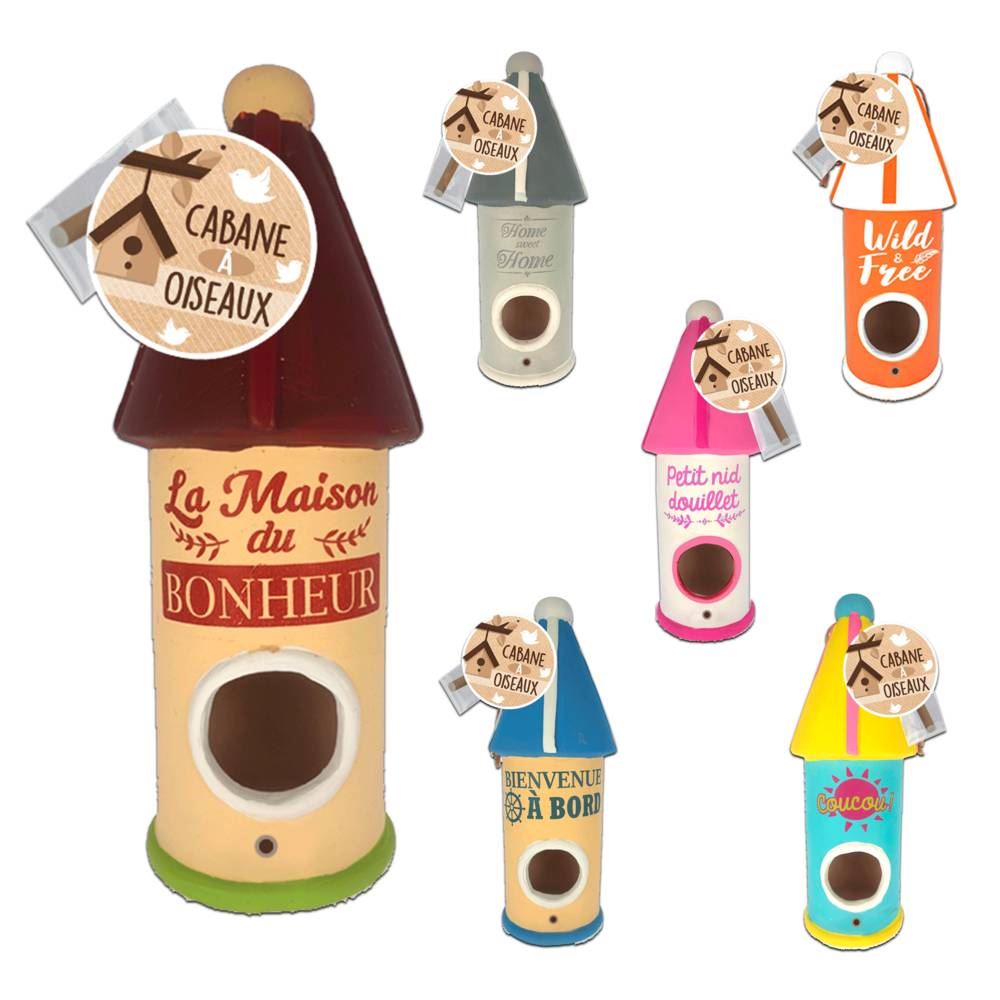 Cabane oiseau 6mods /12pcs