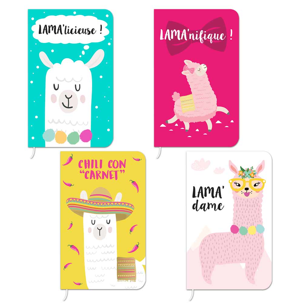 Carnet lama 4mods /24pcs