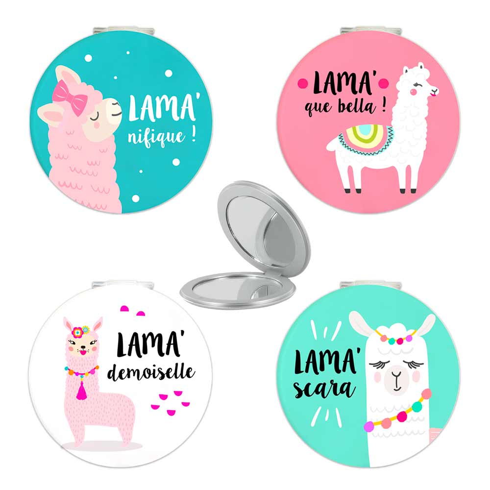 Miroir de poche lama 4mods /24pcs