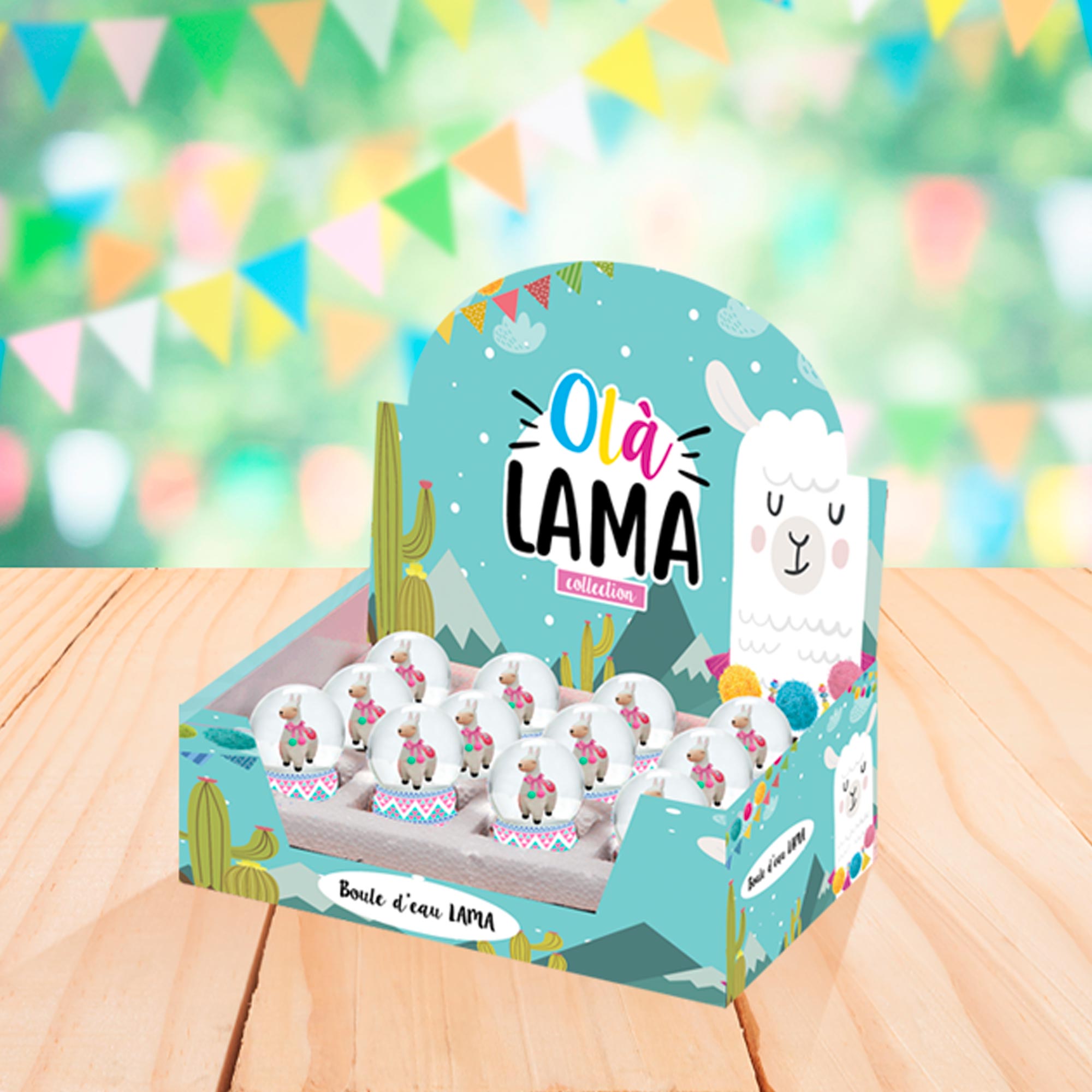 Boule d eau lama