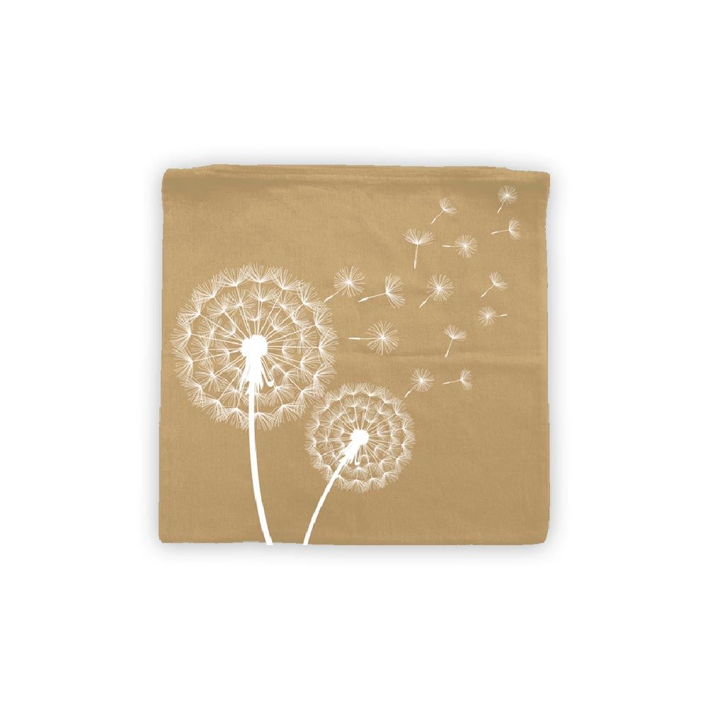 Housse coussin natural pissenlit