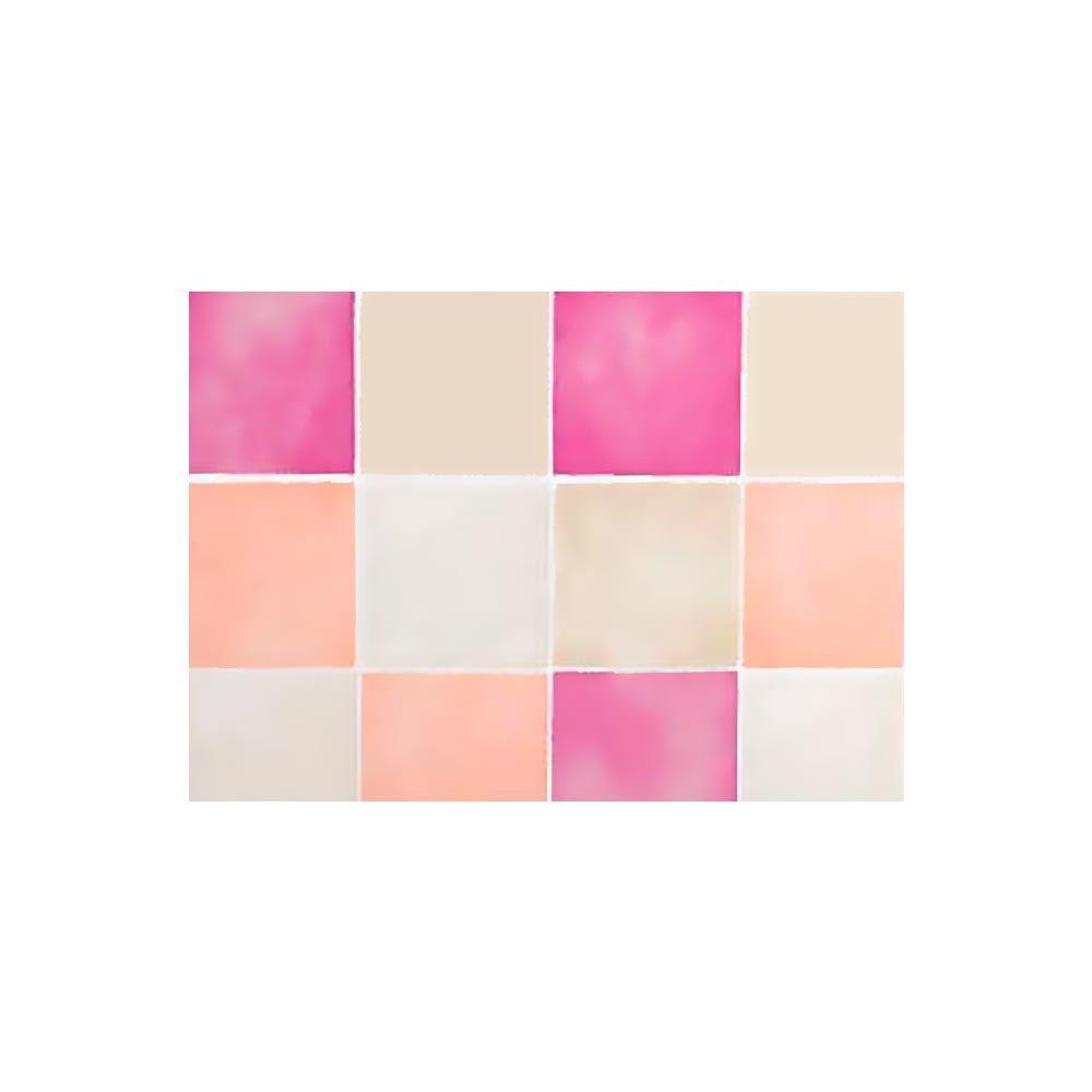 Adhesif aspect carreaux roses