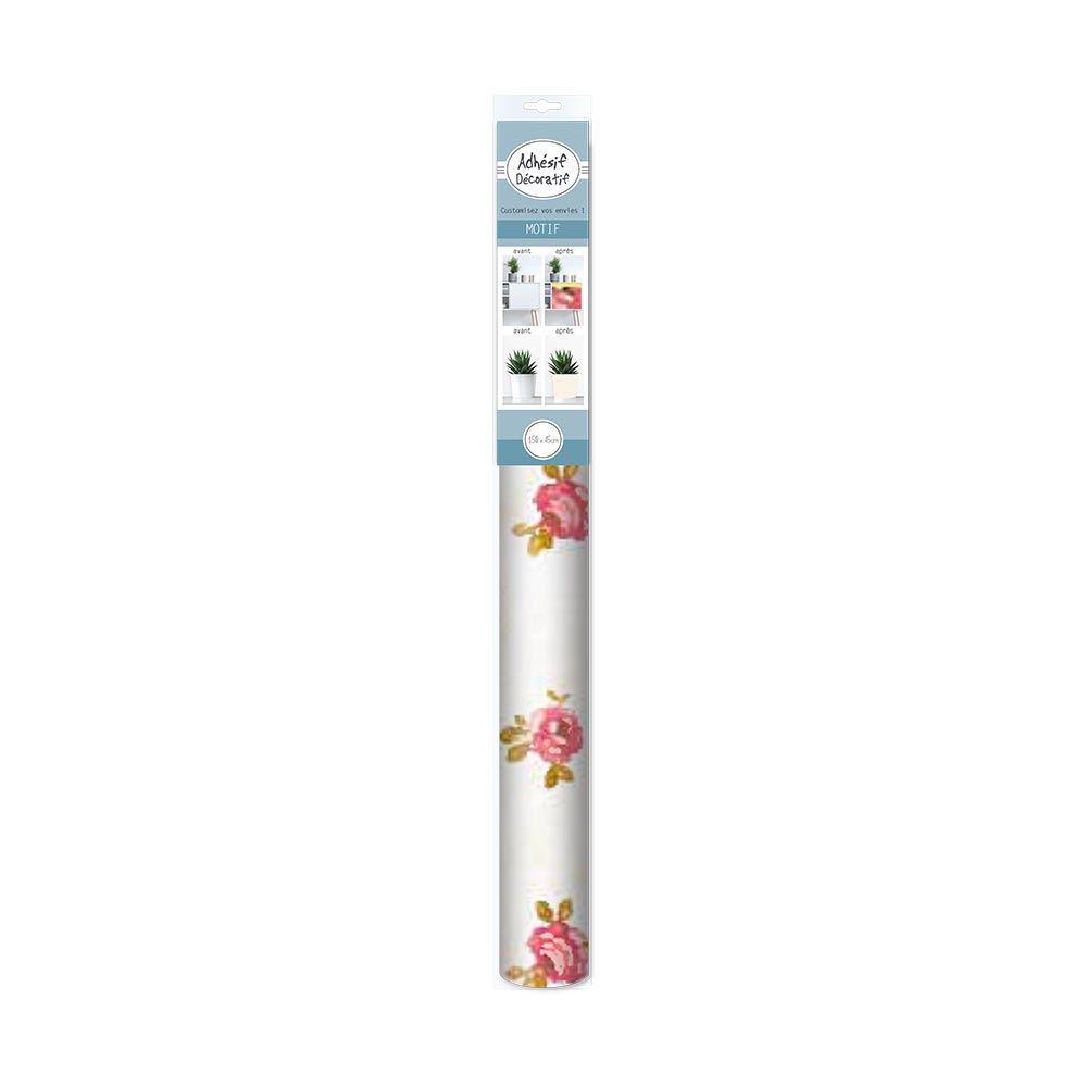 Adhesif motif rose