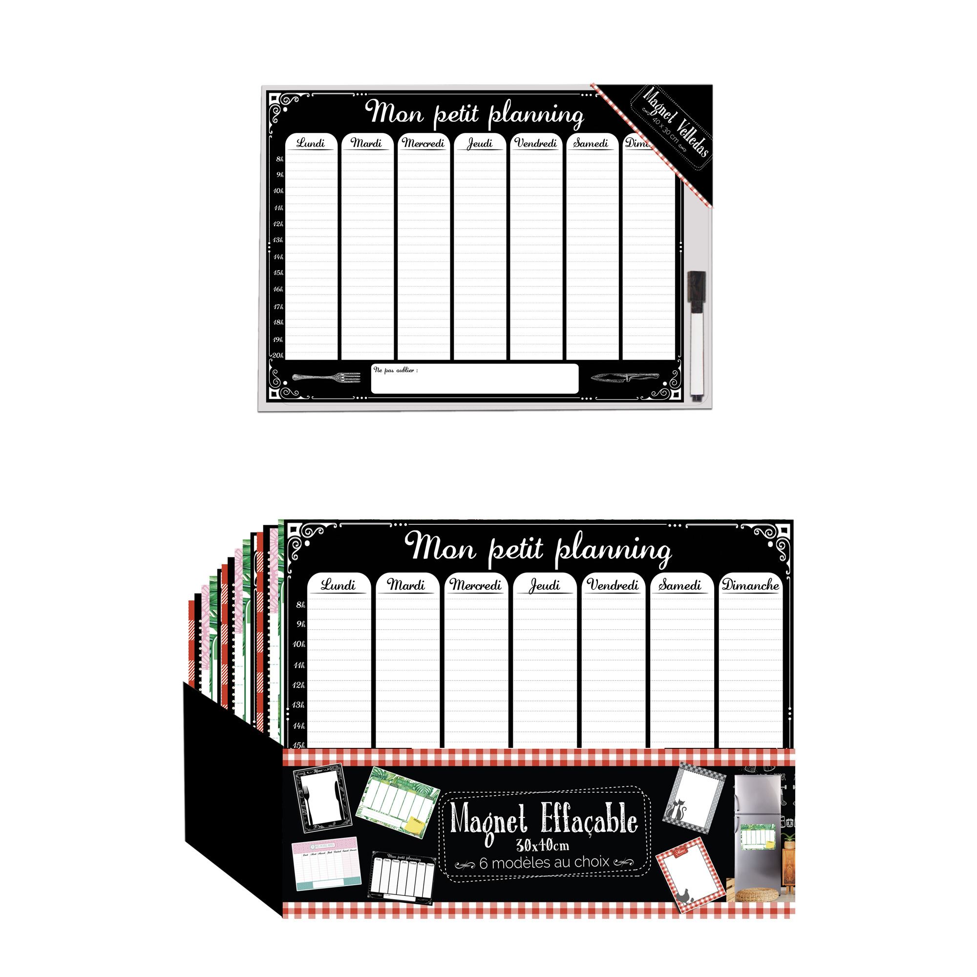 Magnet effacable 6mods