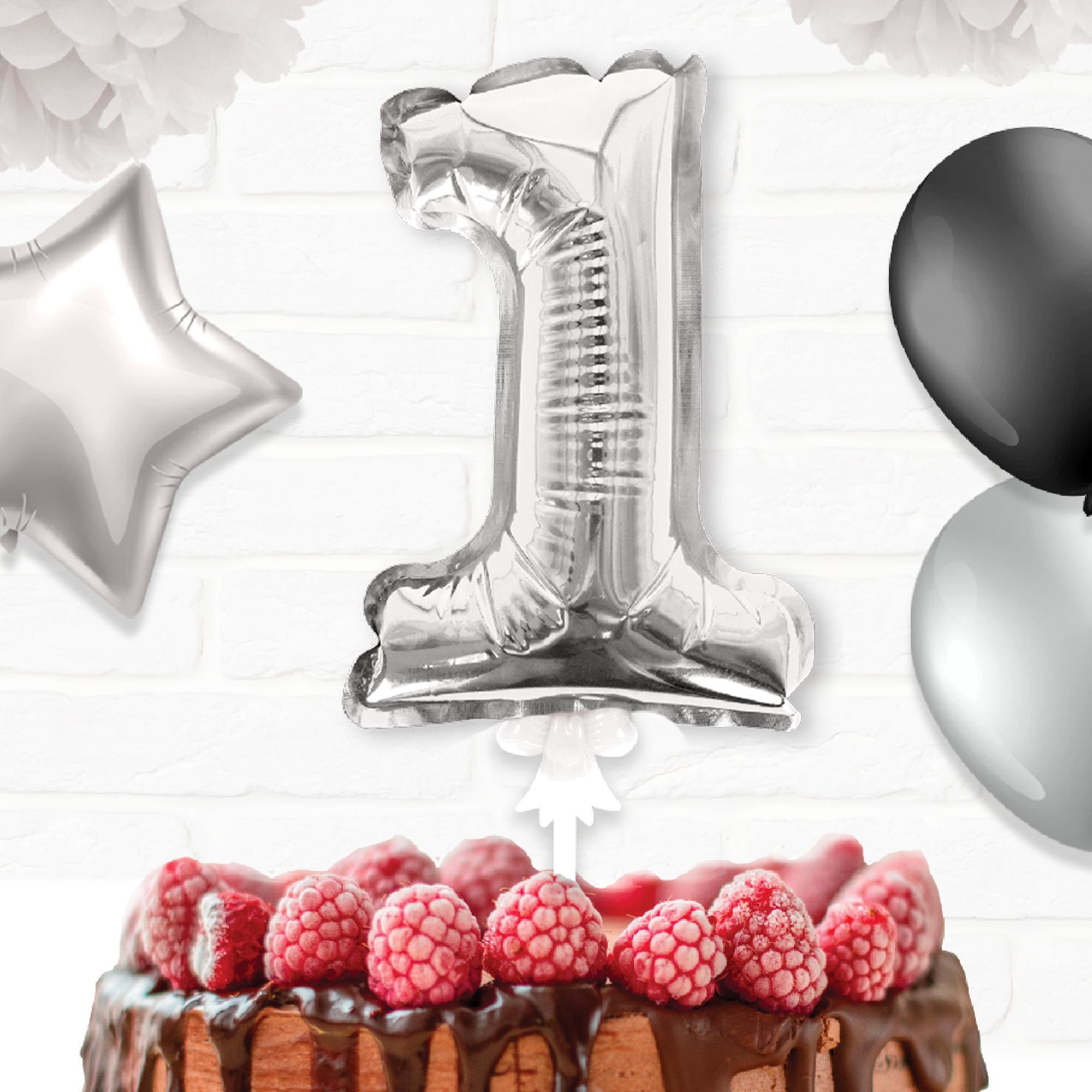 Rubrique Déco Gâteau Ballon Argenté