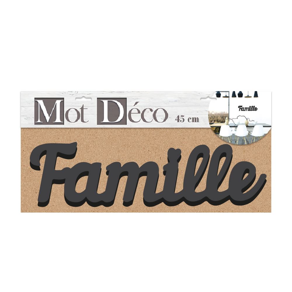 Mot deco famille