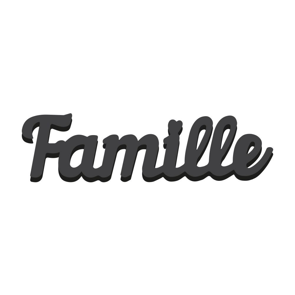 Mot deco famille