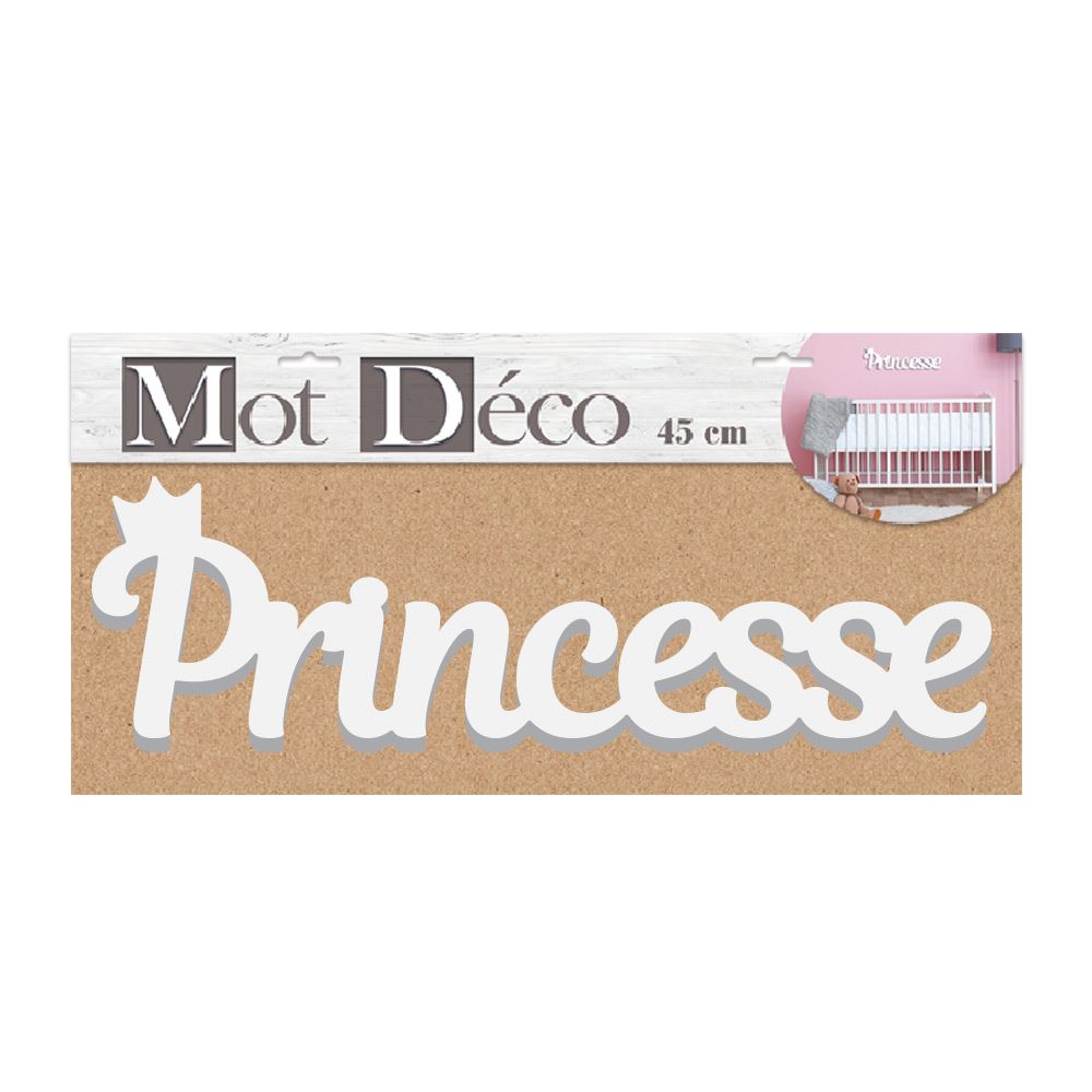 Mot deco princesse